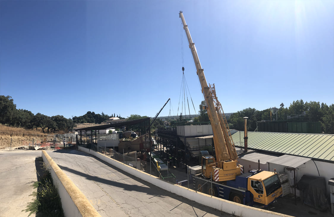 Patio de descarga Almazara El 